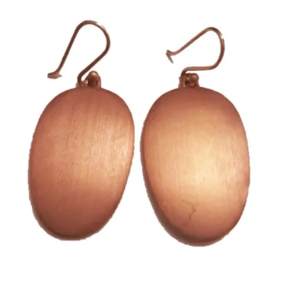 Ted Muehling Solid Rose Gold Earrings - Picture 1 of 1